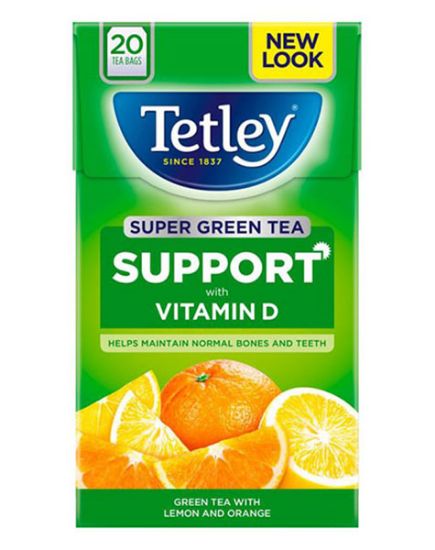 Picture of Tetley Super Tea Support With Vitamin D 20 Bag