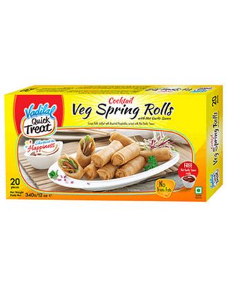 Picture of Vadilal Veg Spring Rolls 20pc 340 Grams