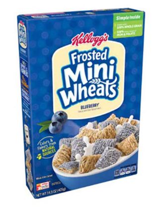 Picture of Kellogg/'s Mini Wheats Blueberry 14.03 Oz