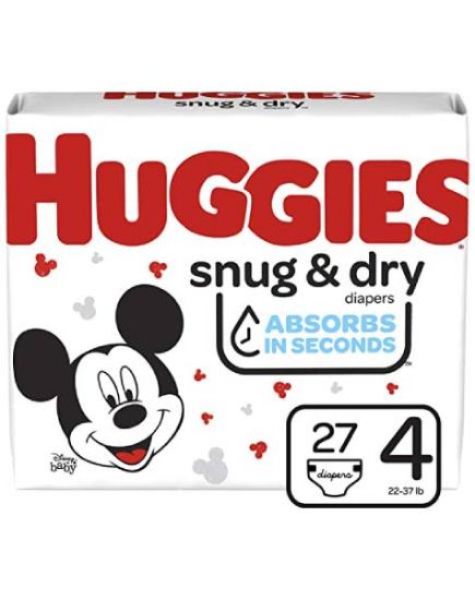 Picture of Huggies Snug & Dry No.4 Over 22-37lb 27 Pc