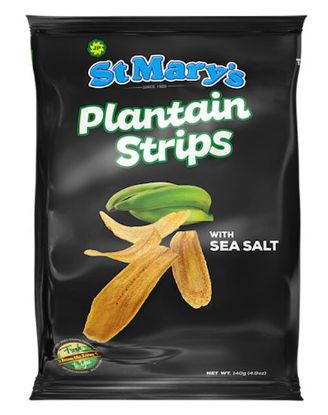 Picture of St Mary/'s Plantain Strips With Sea Salt 140 Grams