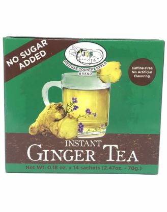 Picture of Jcs Instant Ginger Tea No Sugar Added 14 Bags