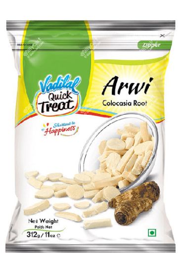 Picture of Vadilal Arwi (colocasia Root) 312 Grams