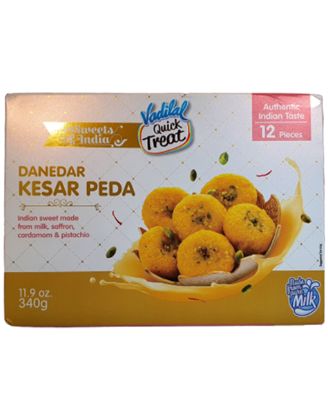 Picture of Vadilal Danedar Kesar Peda 340 Grams