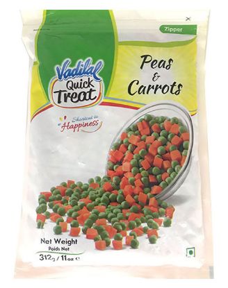 Picture of Vadilal Peas And Carrots 312 Grams