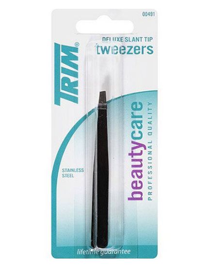 Picture of Trim Deluxe Slant Tip Tweezers 1 Pc
