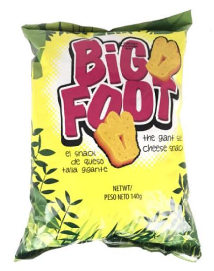 Picture of Holiday Big Foot Cheese Snacks 140 Grams