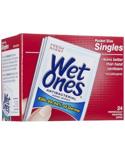 Picture of Wet Ones Pocket Size Wipes 24 Pcs