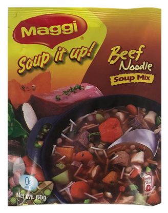 Picture of Maggi Soup It Up Beef Noodle Soup Mix 60 Grams