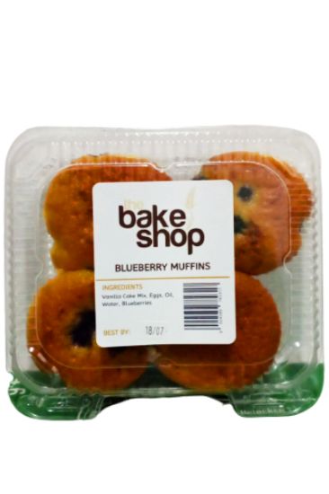Picture of The Bake Shop Blueberry Muffins Single 1 Ct