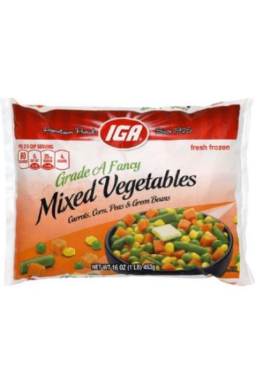 Picture of Iga Mixed Vegetables 1 Lbs
