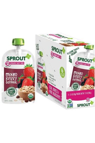 Picture of Sprout Mixed Berry Oatmeal 3.5 Oz
