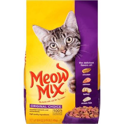 Picture of Meow Mix Cat Food Chicken Turkey Salmon Oceanfish 3.15 Lb