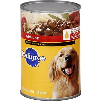 Picture of Pedigree Choice Cuts In Gravy With Beef Wet Dog Food 22 Oz
