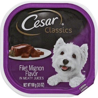 Picture of Cesar Filet Mignon Flavor In Meaty Juices 3.5 Oz
