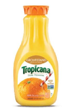 Picture of Tropicana Pure Premium 100% Juice Orange No Pulp Original 52 Oz