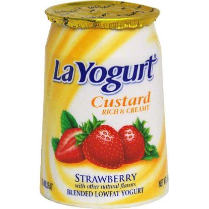 Picture of La Yogurt Rich & Creamy Low Fat Yogurt Strawberry Banana 6 Oz