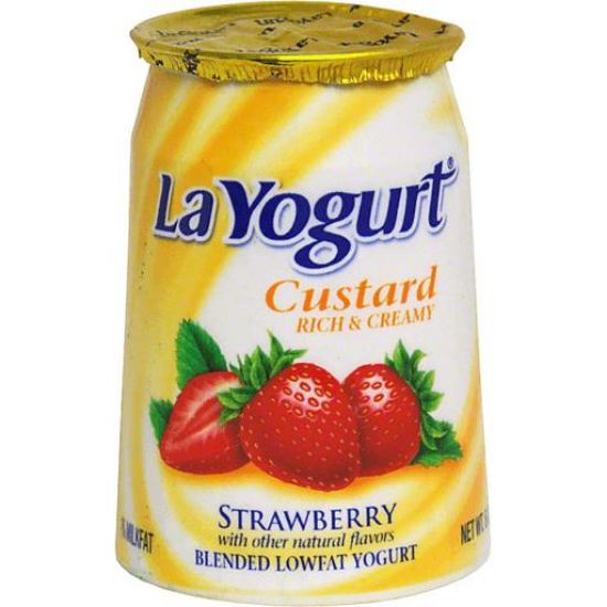 Picture of La Yogurt Rich & Creamy Low Fat Yogurt Strawberry Banana 6 Oz