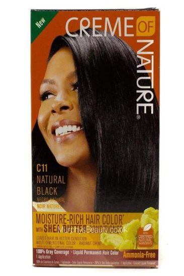 Picture of Creme Of Nature Natural Black Hair Color For Men 4 Oz