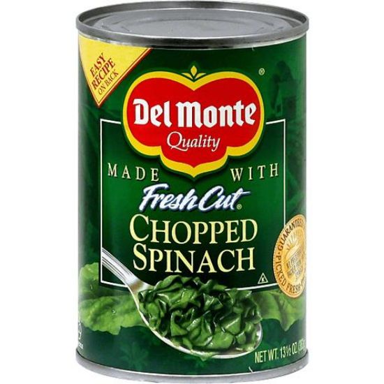 Picture of Del Monte Fresh Cut Chopped Spinach 13.5 Oz