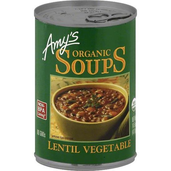 Picture of Amy/'s Organic Lentil Vegetable Soup 14.5 Oz