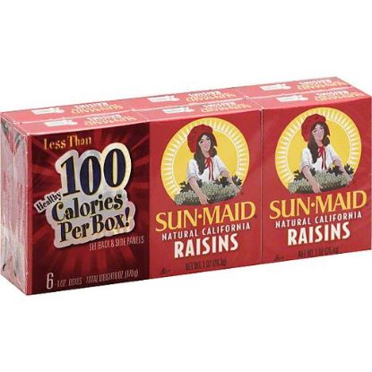 Picture of Sun Maid Natural California Raisins 6 Pk