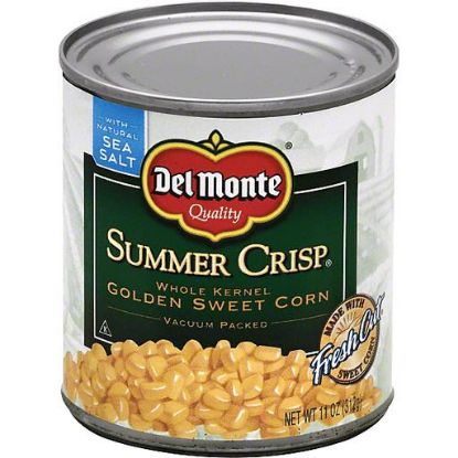 Picture of Del Monte Summer Crisp Corn Golden Sweet Whole Kernel 11 Oz