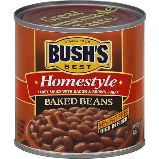 Picture of Bush Best Baked Beans Homestyle 16 Oz