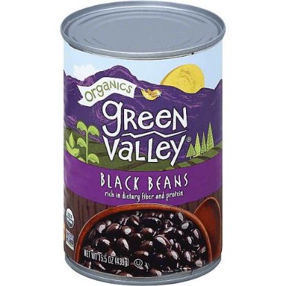 Picture of Green Valley Organics Black Beans 15.5 Oz