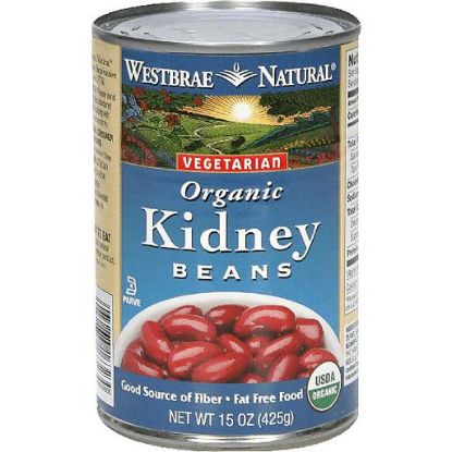 Picture of Westbrae Natural Kidney Beans Low Sodium Organic 15 Oz