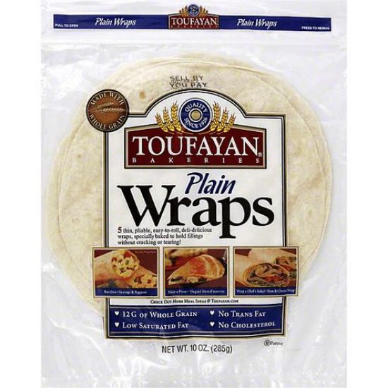Picture of Toufayan Wraps Classic Plain 10 Oz
