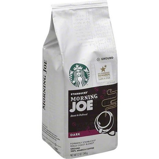 Picture of Starbucks Coffee 100% Arabica Ground Dark Morning Joe 12 Oz
