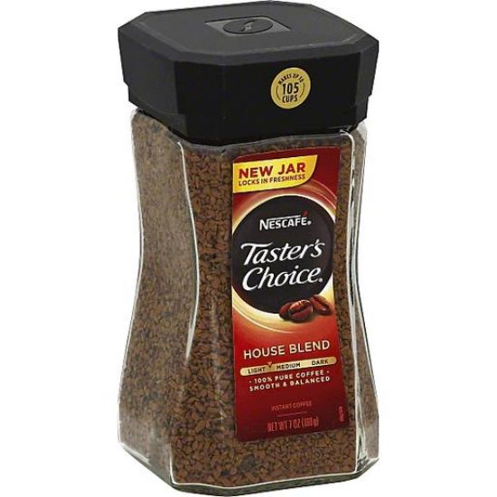 Picture of Taster/'s Choice Coffee Instant House Blend 7 Oz