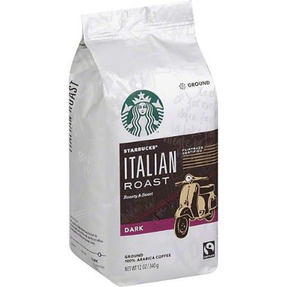 Picture of Starbucks Coffee 100% Arabica Ground Dark Italian Roast 12 Oz