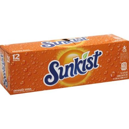 Picture of Sunkist Soda Orange 12 Pk