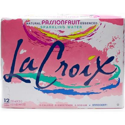 Picture of Lacroix Sparkling Water Passion Fruit 12 Oz