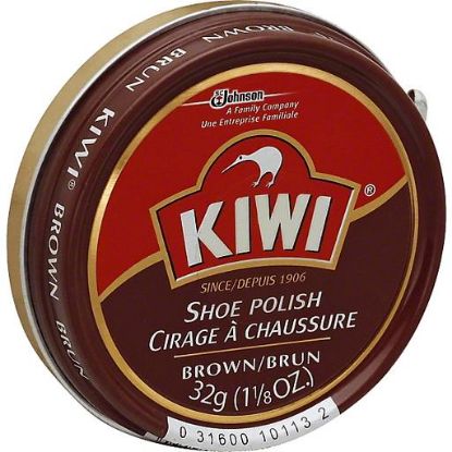Picture of Kiwi Shoe Polish Brown 1.66 Oz
