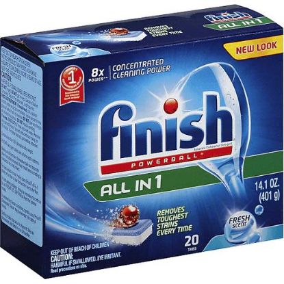 Picture of Finish Automatic Dishwasher Detergent Deep Clean Fresh Scent 12.6 Oz