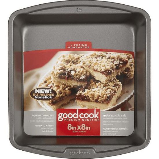 Picture of Good Cook Cake Pan Square Nonstick 8 X 8 Inch 1 Ct