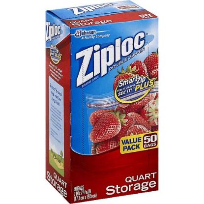 Picture of Ziploc Storage Qt Bags 48 Ct
