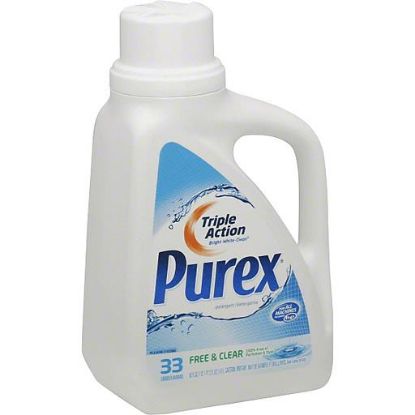 Picture of Purex Detergent He Triple Action Free & Clear 50 Oz