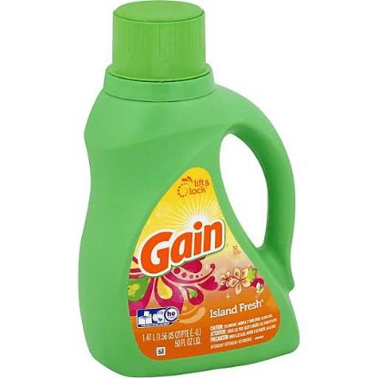 Picture of Gain Aroma Boost Detergent Island Fresh 50 Oz