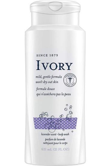 Picture of Ivory Clean Lavender Scent Body Wash Bottle 21 Oz