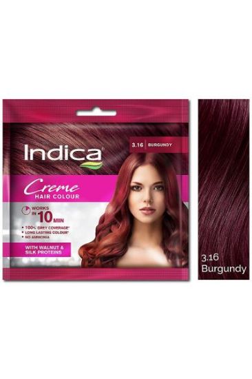 Picture of Indica Burgundy Hair Colour 40 Ml