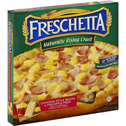 Picture of Freschetta Naturally Rising Crust Canadian Style Bacon & Pineapple Pizza 27.51 Oz