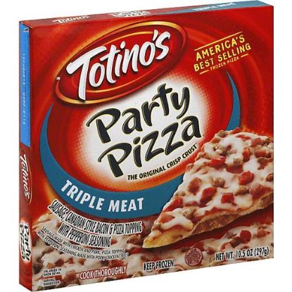 Picture of Totino/'s Triple Meat Party Pizza Bag 10.5 Oz
