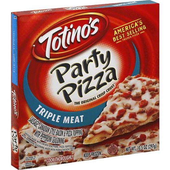 Picture of Totino/'s Triple Meat Party Pizza Bag 10.5 Oz