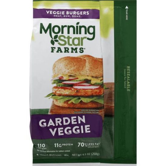 Picture of Morning Star Farms Veggie Burgers Garden Veggie 9.5 Oz