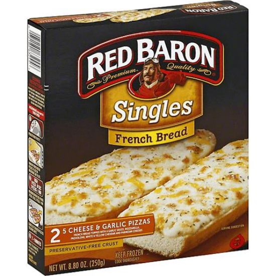 Picture of Red Baron Single Pizza French Bread 5 Cheese & Garlic 2Pk 8.8 Oz