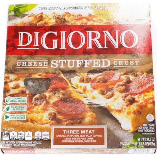 Picture of Digiorno Pizza Cheese Stuffed Crust Three Meat 24.5 Oz